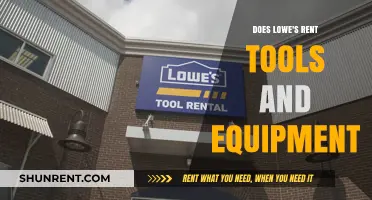 Does Lowe's Rent Tools? Equipment Rental Options Explained