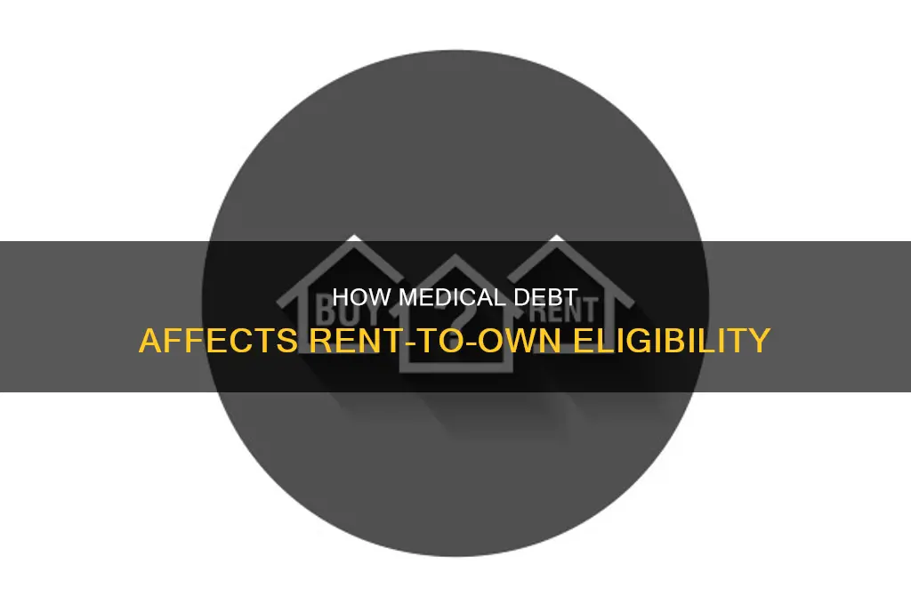 does medical debts count towards rent to own