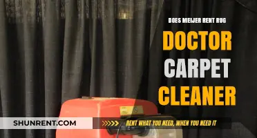 Does Meijer Rent Rug Doctor Carpet Cleaners? Find Out Here