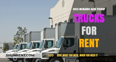 Menards Truck Rental: Can You Rent Pickup Trucks for Moving?