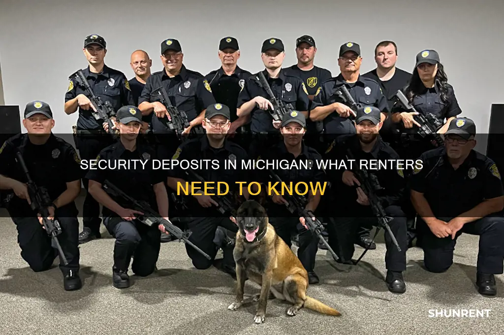 does michigan do double security deposit on rent