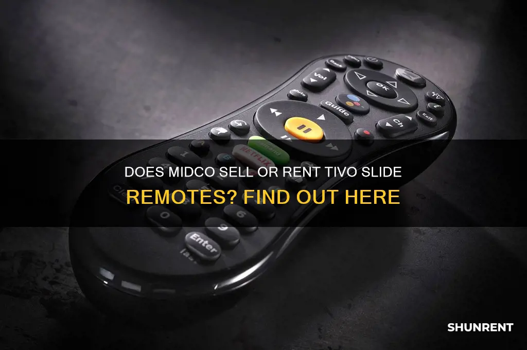 does midco sell rent tivo slide remotes