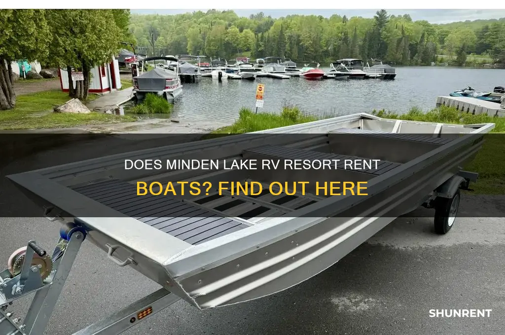does minden lake rv resort rent boats