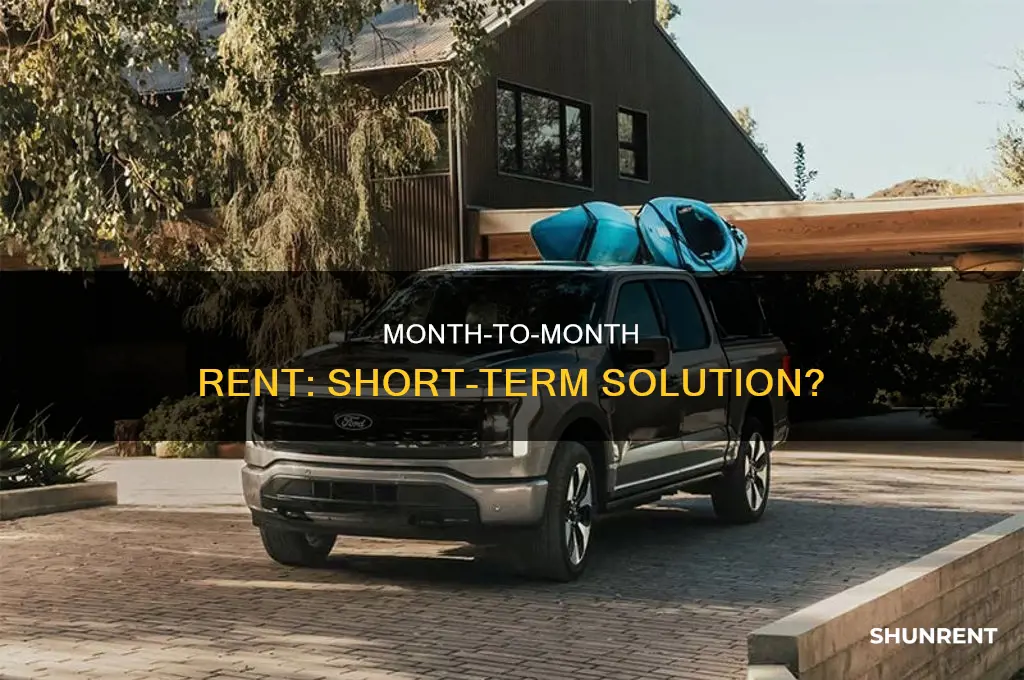 does month to month rent consider short term rental
