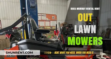 Does Murray Rental Offer Lawn Mower Rentals? Find Out Here