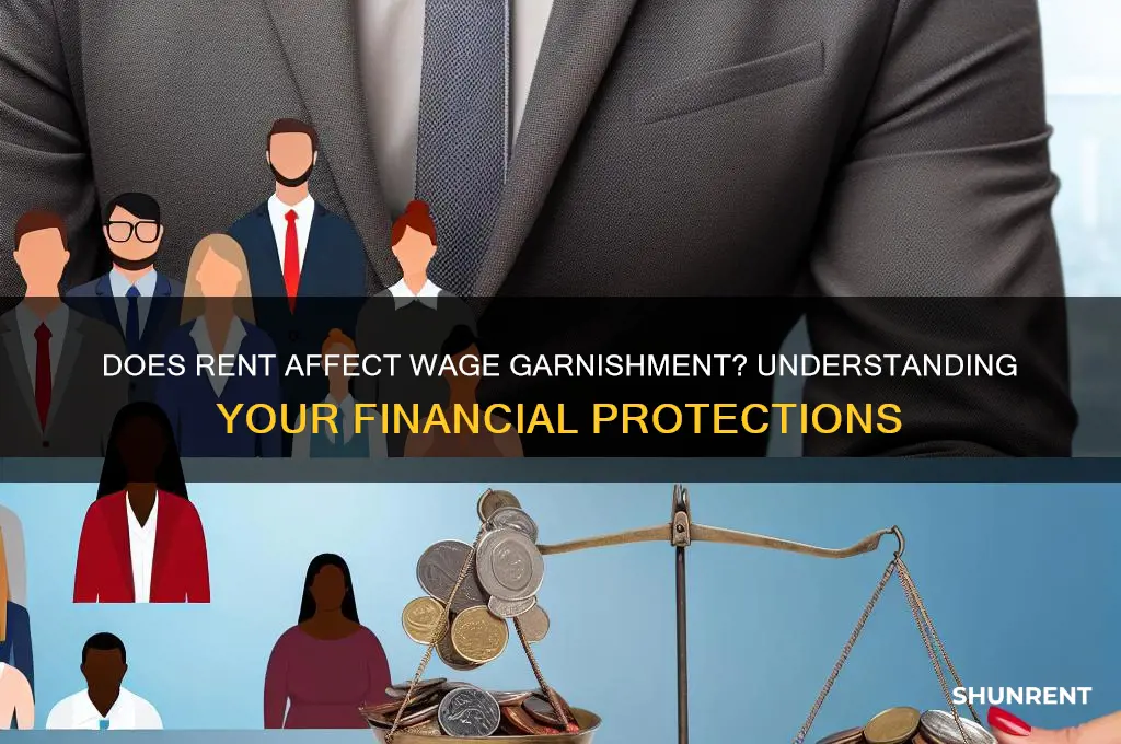 does my rent count against garnishing wages