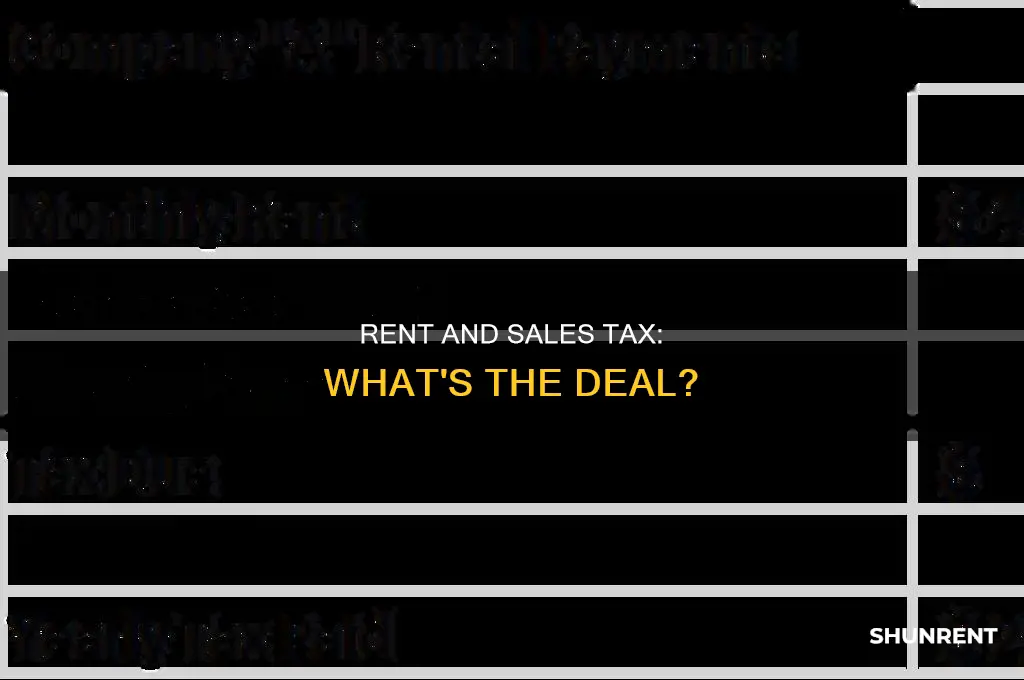 does my rent count as a sales exclusion type