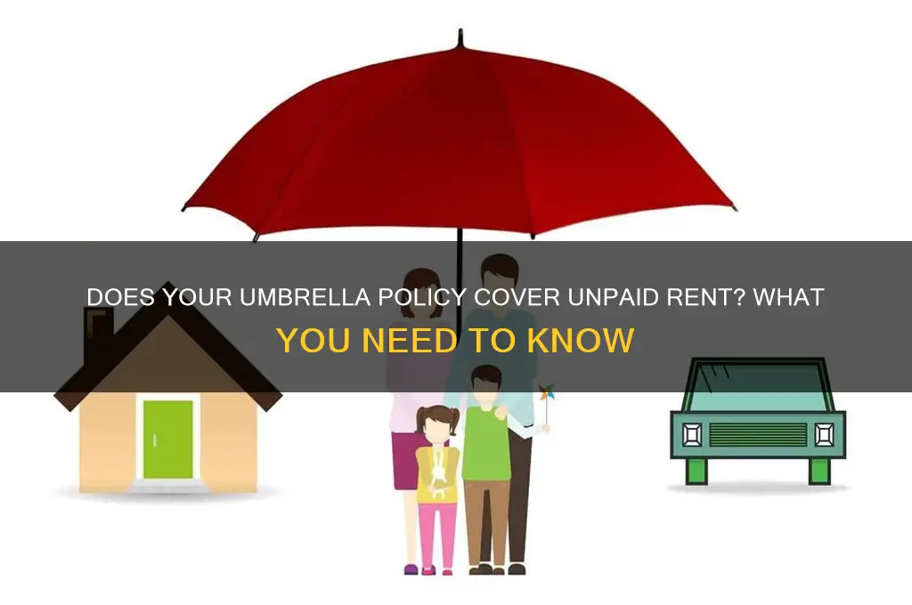 does my umbrella policy cover unpaid rent