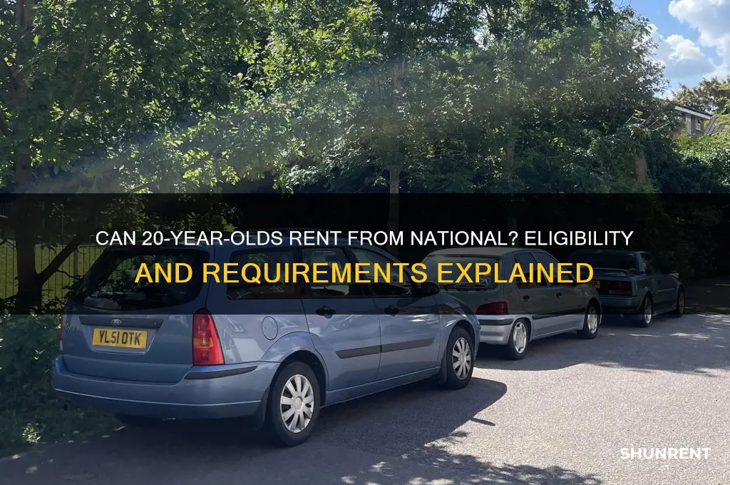 does national rent to 20 year old
