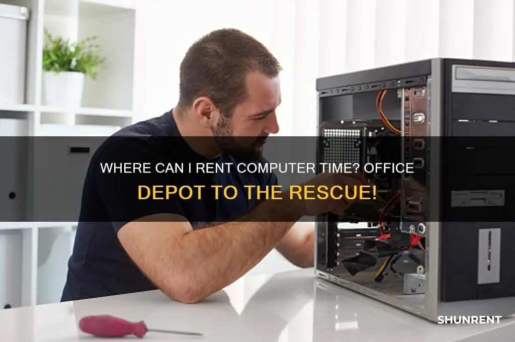 does office depot rent computer time to customers