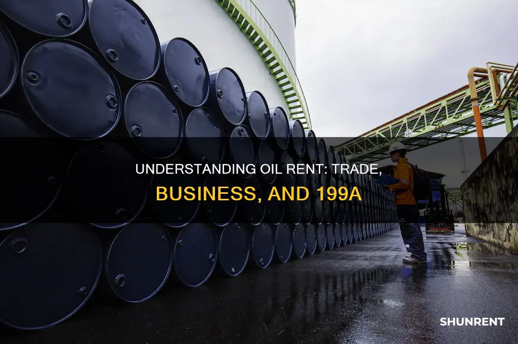 does oil rent rise to trade or business for 199a