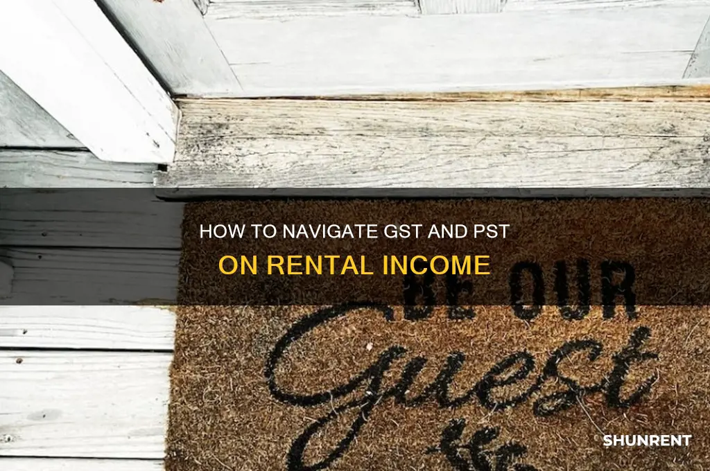 does one collect gst and pst on rent
