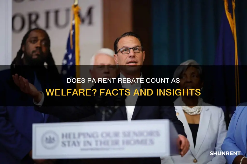 does pa rent rebate report to welfare