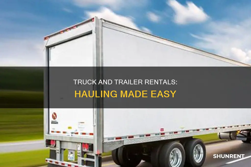does penki rent truck and trailer fir hauling vehicke