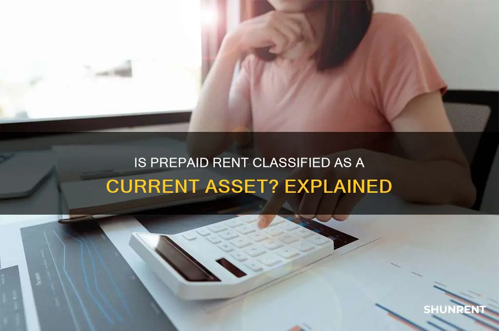 does prepaid rent go to current assets