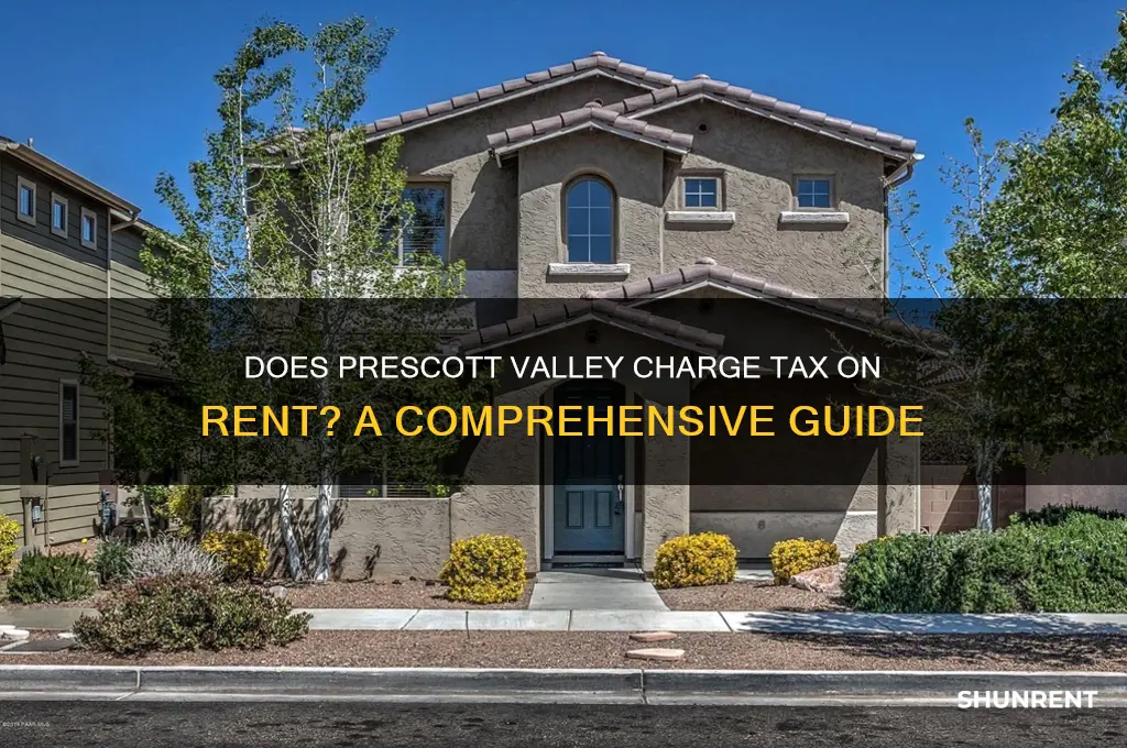 does prescott valley charge tax on rent