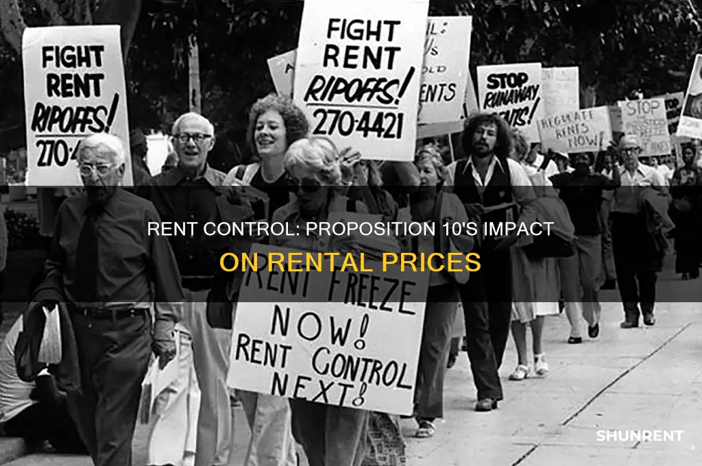 does prop 10 allow to raise rent or not