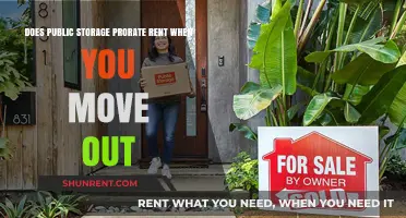 Public Storage Rent: Move-Out Proration Explained