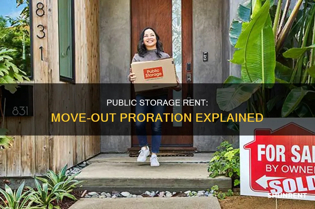 does public storage prorate rent when you move out