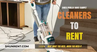 Renting Carpet Cleaners at Publix: Availability and Options Explained