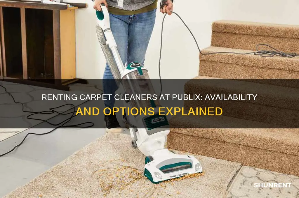does publix have carpet cleaners to rent
