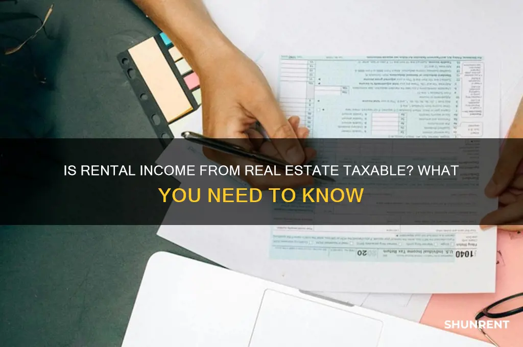 does real estate rent count as income