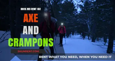 Does REI Rent Ice Axes and Crampons for Winter Adventures?