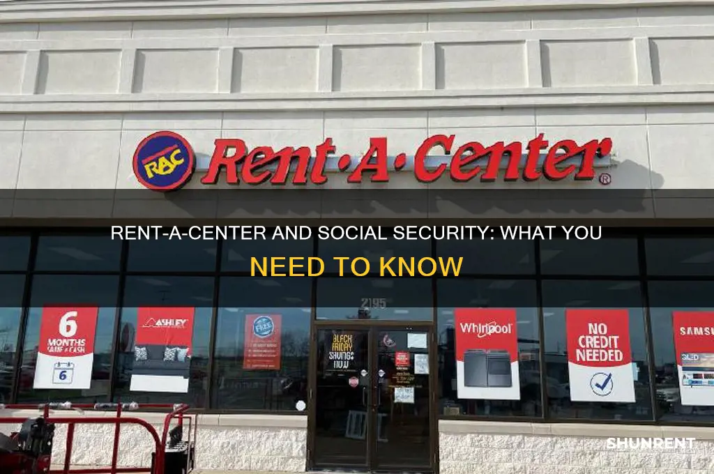 does rent a center ask for social security number