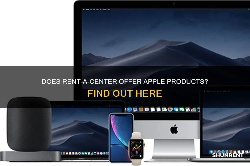 does rent a center carry apple products