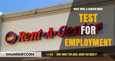 Rent-A-Center Employment: Drug Testing Requirements