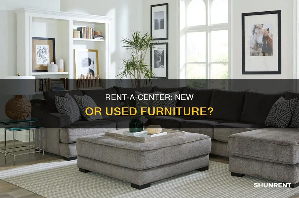 does rent a center give you new or used furniture