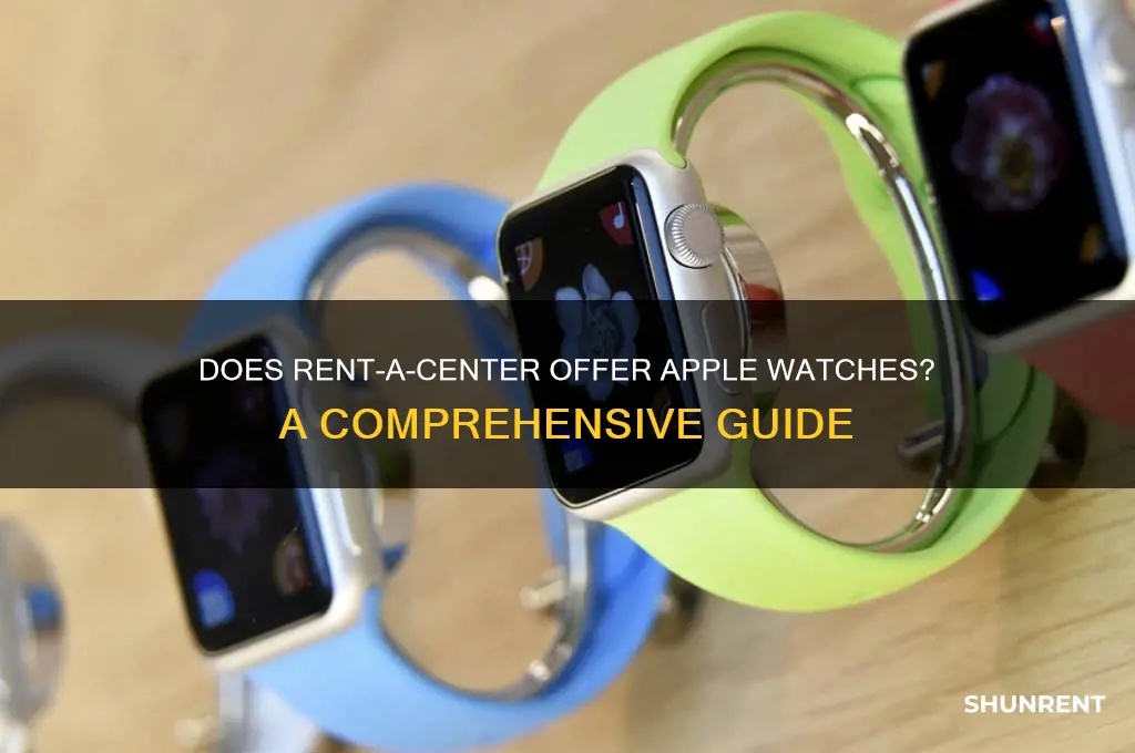 does rent a center have apple watches