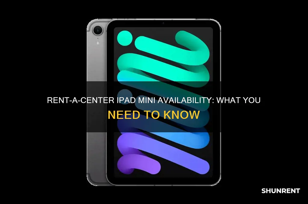 does rent a center have ipad mini