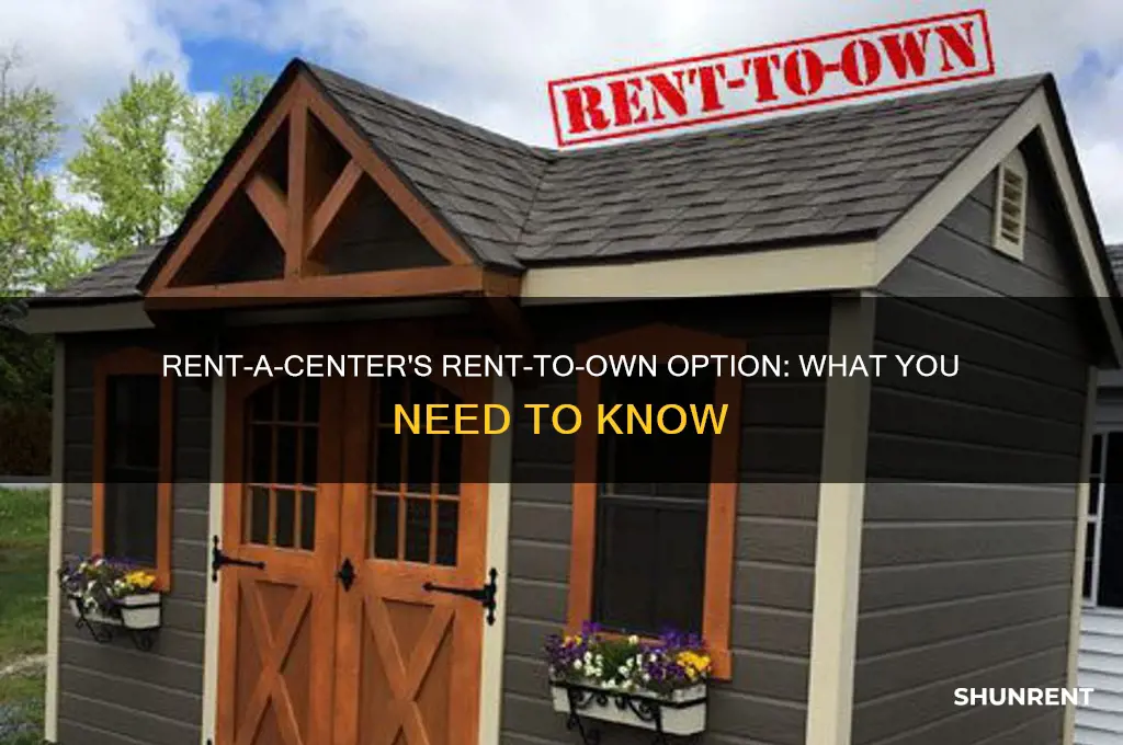 does rent a center have none rent to own