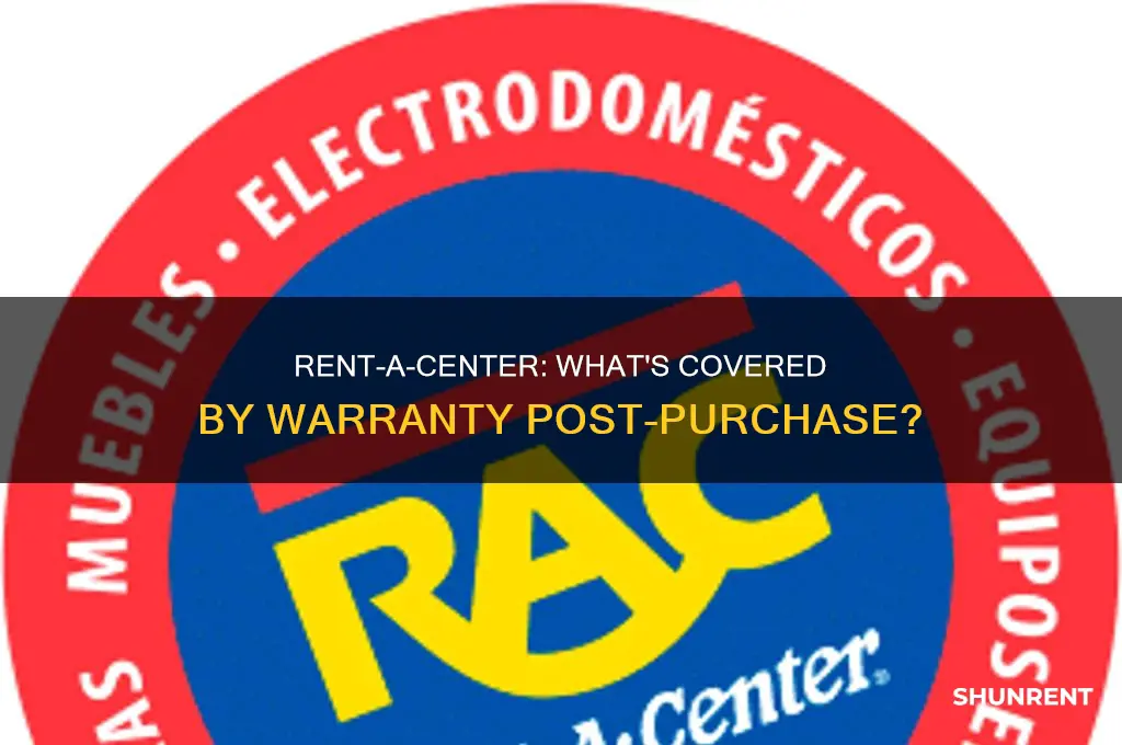 does rent a center have warranty after purchase