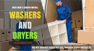 Rent-a-Center: Washer-Dryer Installation Services?