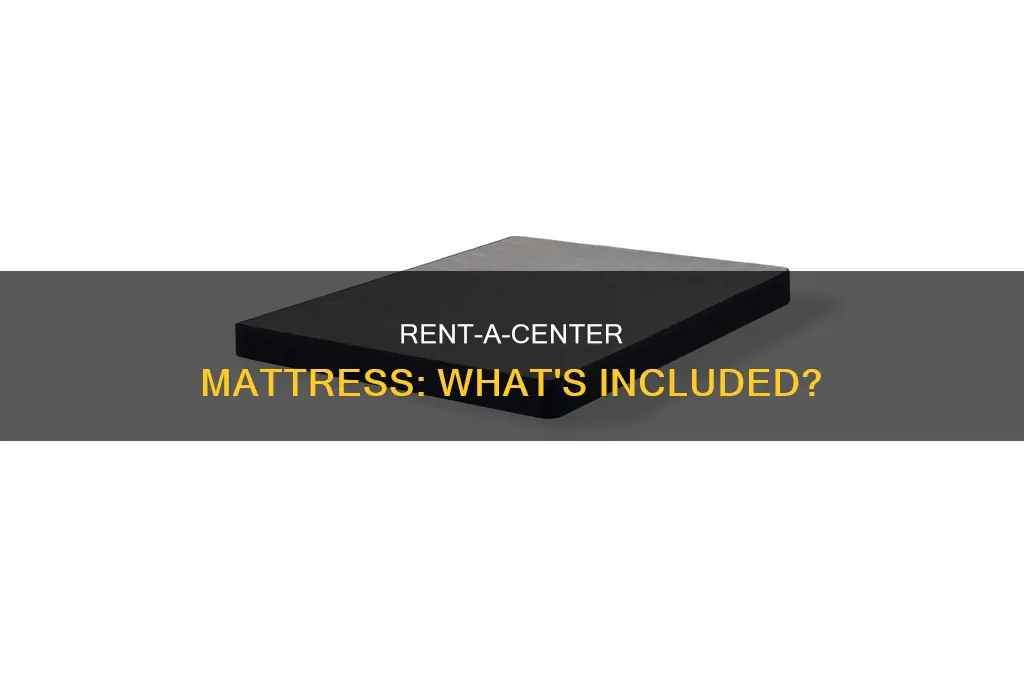 does rent a center mattress come with box spring
