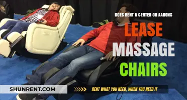 Massage Chairs: Rent-to-Own Options at Aarons or Rent-A-Center?