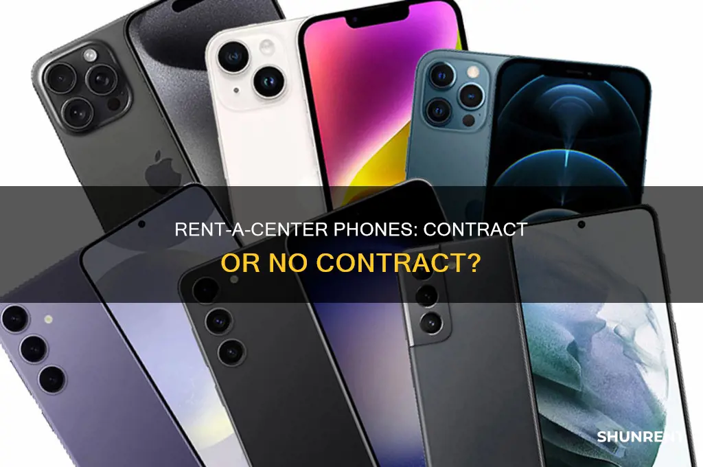 does rent a center put a contract with their phones