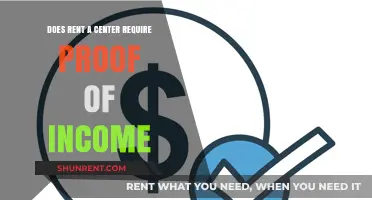Rent-A-Center: Proof of Income Needed?