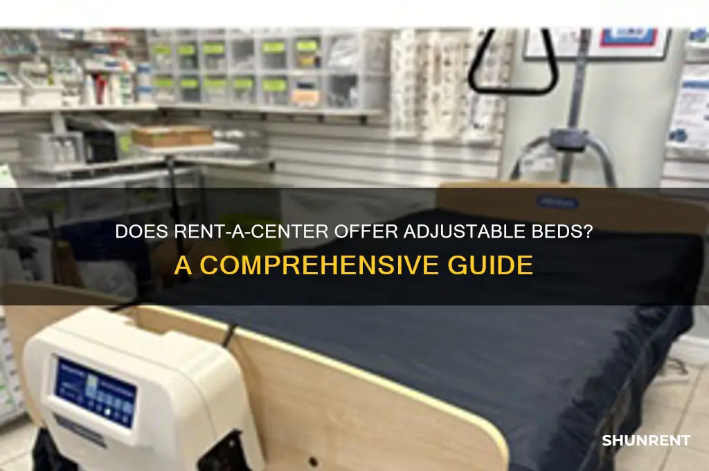 does rent a center sell adjustable neds