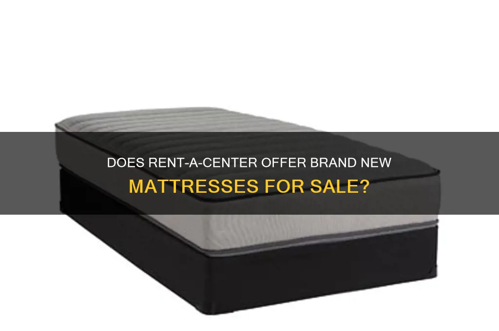 does rent a center sell mattresses new