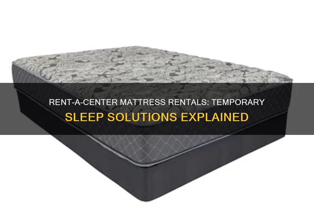 does rent a center temporary rent mattresses
