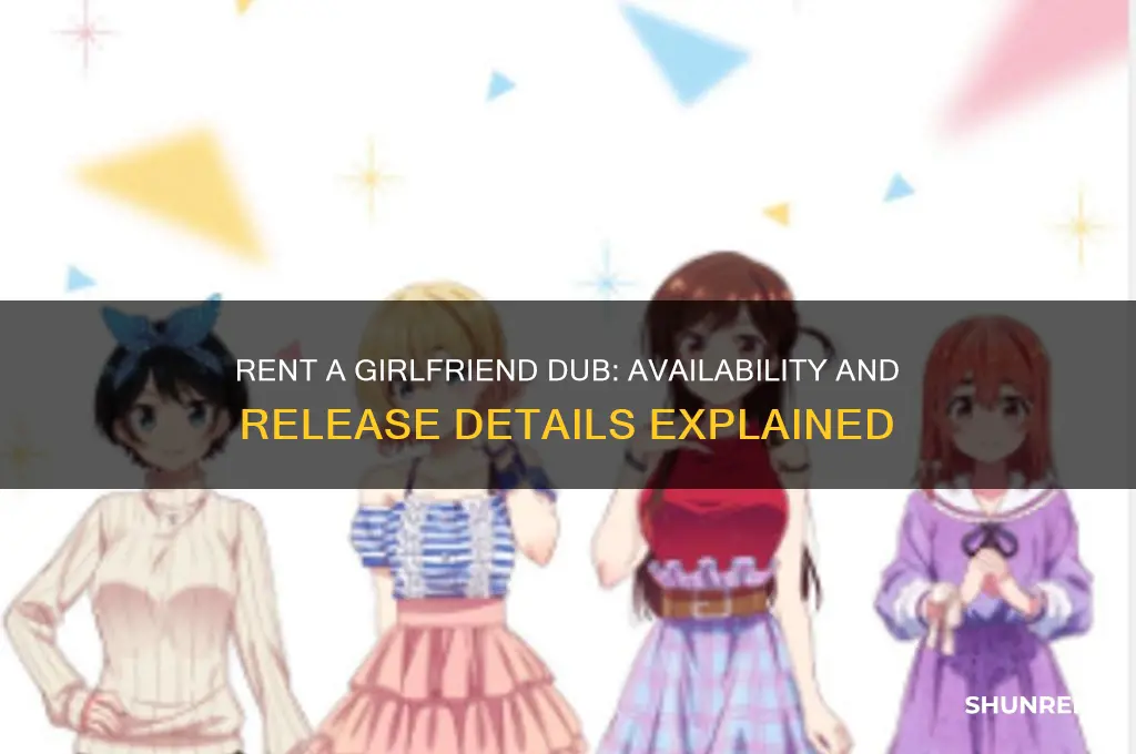 does rent a girlfriend have a dub