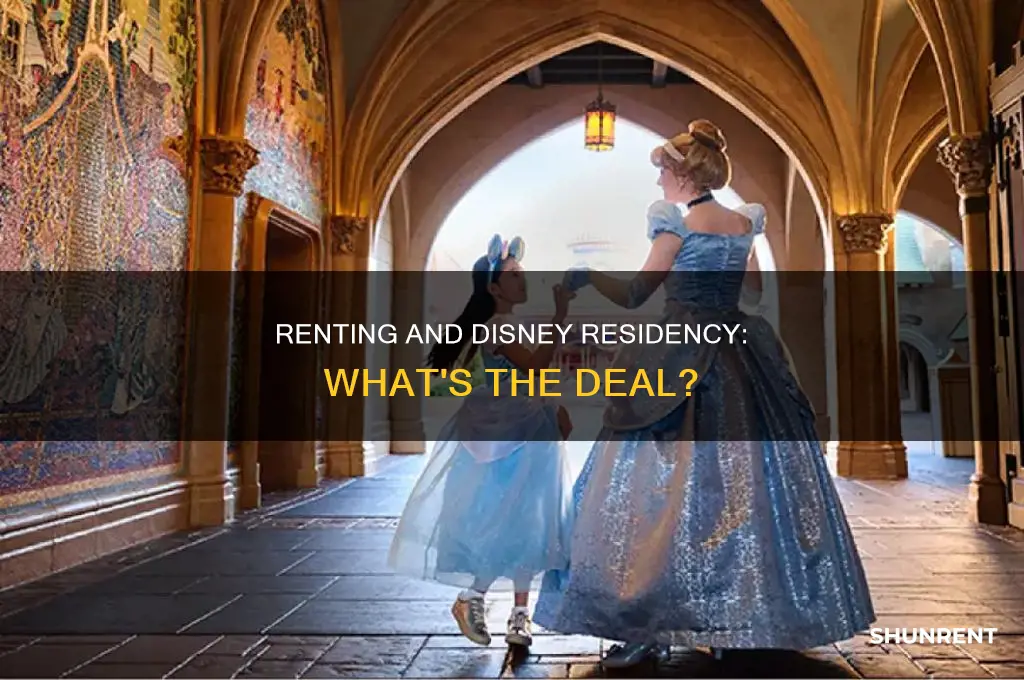 does rent and lease agreement count for disney resideny