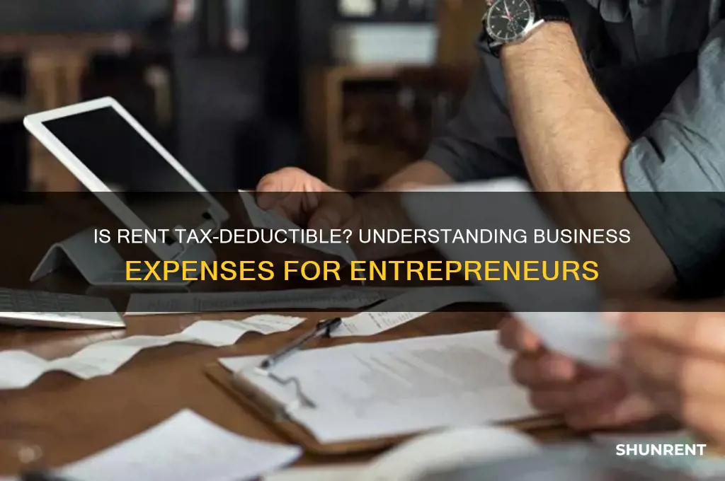 does rent count as a business expense
