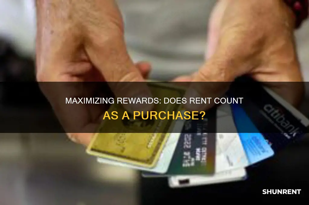 does rent count as a purchase on reward points program