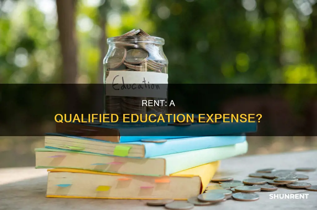does rent count as a qualified education expense