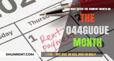 Rent Payment Confusion: Which Month is Covered?