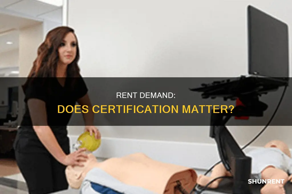 does rent demand count if its not certified